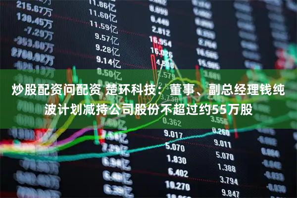 炒股配资问配资 楚环科技：董事、副总经理钱纯波计划减持公司股份不超过约55万股